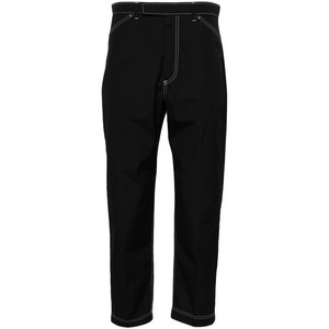 톰 브라운 미드 라이즈 테이퍼드 치노 팬츠