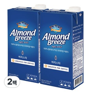 매일유업 아몬드브리즈 바리스타 식물성 아몬드두유, 950ml, 2개