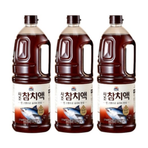 사조 참치액, 2.1kg, 3개