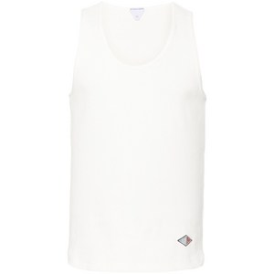 보테가 베네타 로고 패치 골지 탱크 탑