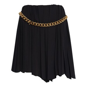 발렌시아가 체인 플리츠 스커트, 블랙계열, France 38(KR 66)