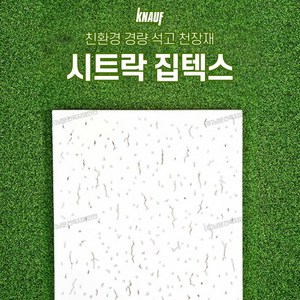 보랄 집텍스 시트락 천장 석고보드 300*600*9.5T 크나우프 석고텍스, 1개