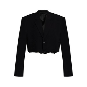 발렌시아가 single-breasted notched lapels blazer