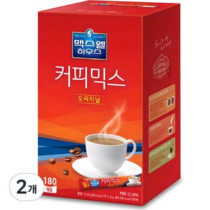 맥스웰하우스 커피믹스 오리지널, 11.8g, 180개입, 2개