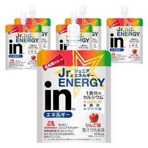 모리나가 인 젤리 주니어 에너지 사과 맛, 180g, 6개