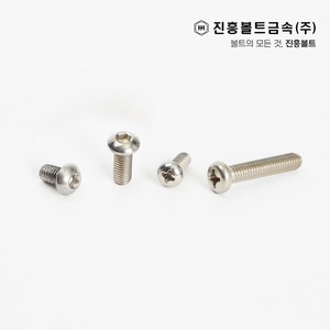 스텐 둥근머리(마루) 볼트 렌치/십자(6mm ~ 50mm) 최소 주문금액(배송비 제외) 2000원, 1.렌치, M3, 12mm, 1개