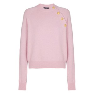 발망 버튼 스웨터, 핑크계열, France 38(KR 66)