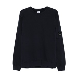 C.P.컴퍼니 로고 디테일 스웨트셔츠, 블루계열, Standard S