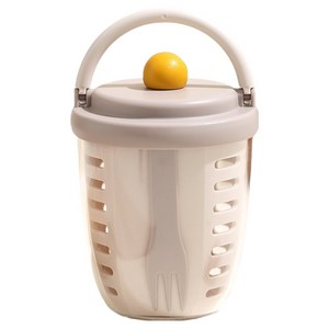 엠토이 BPA FREE 미니 샐러드 과일 도시락 런치팟 + 포크 세트 HB6901