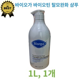 바이오가 바이오틴 손상모발개선 탈모완화 샴푸, 1L, 1개