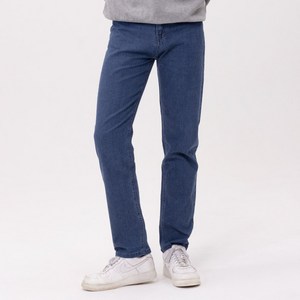 폴위크엔드 베이직 데님 일자 스판 청바지