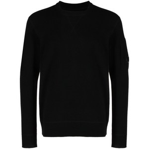 C.P.컴퍼니 렌즈 디테일 크루 넥 스웨터