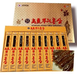 금산 홍삼정과 10뿌리씩 1 box-쇼핑백, 200g, 4개