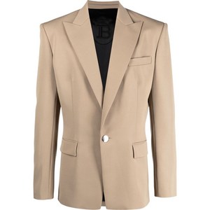 발망 울 싱글 브레스티드 수트 재킷, 베이지계열, Italy 48(KR 105)