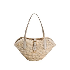 돌체앤가바나 카프리 라피아 토트 백