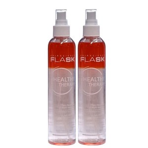 플라스크 헬씨 헤어테라피 뿌리는 헤어미스트 265ml + 265ml 퍼머 염색 열보호차단, 265ml+265ml, 2개