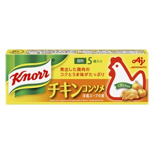 아지노모토 크노르 치킨 콘소메 스톡 고체 큐브 5개입, 35.5g, 1개