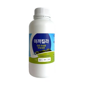 이끼킬라 딸기 우산 이끼 제거제 나무 잔디 청태제거, 1병, 1L