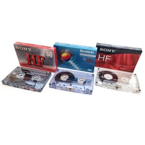 카세트공테이프 60분 미개봉 SONY 3M 브랜드 정품 오디오테이프 낱개판매 Cassette Tape 카세트플레이어, SONY 60분 C-60HFCR