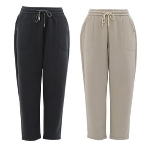 비비진 여성용 따뜻한 겨울 기모 배기바지 스판 밴딩팬츠 1+1