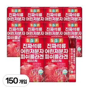 순수식품 석류 저분자 콜라겐 젤리 스틱, 300g, 10개