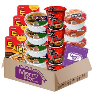 컵라면세트 16개(육개장사발면4+김치사발면4+도시락4+김치도시락4)