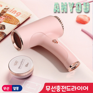 ANYOU 무선 무음 휴대용 보호 드라이기