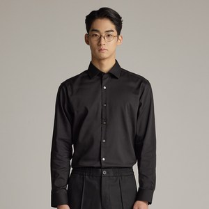 [STCO] 남성 자개단추 구김적은 텐셀 신축성 정장 와이셔츠 레귤러핏 4color