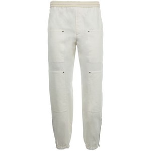 몽클레르 로고 자수 팬츠