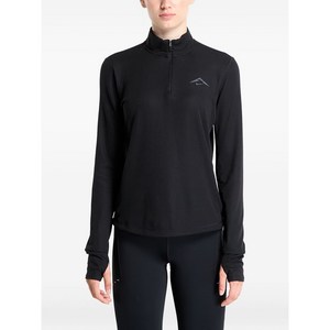 나이키 쿼터 지퍼 썸 홀 스웨트셔츠, 블랙계열, Standard XS