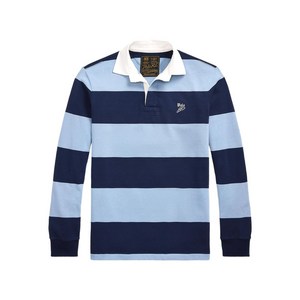 폴로랄프로렌 스트라이프 폴로 셔츠, 블루계열+블루계열, Standard S(KR 95)