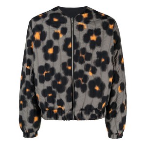 겐조 하나 레오파드 리버서블 봄버 재킷, 그레이계열+블랙계열, Standard S(KR 95)