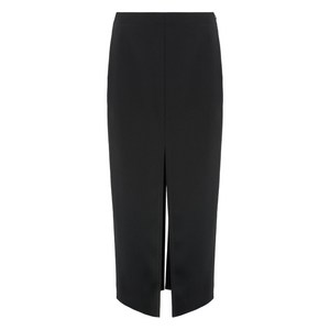 보테가 베네타 프런트 백 슬릿 미디 스커트