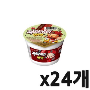 짜파게티 범벅 컵라면 70g, 24개