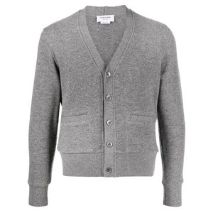 톰 브라운 와플 니트 캐시미어 가디건, 그레이계열, Numeric 5(KR 115)