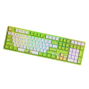 AKKO 5108B 플러스 캐비지 도그 콜라보 108키 3모드 유무선 기계식 키보드