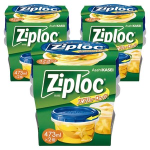 지퍼락 스크류락 냉장고정리용기 473ml, 2개, 3개