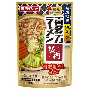 다이쇼 키타카타 라멘 반나이 담백 감칠맛 육수 전골 수프 스트레이트 타입