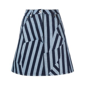 겐조 스트라이프 데님 스커트