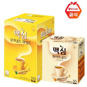 동서 맥심 커피믹스 모카골드210T +화이트골드50T, 2box