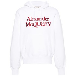 알렉산더맥퀸 로고 자수 후디