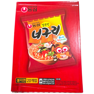 너구리 얼큰한 120g, 20개, (5개입 X 20개 X 1)