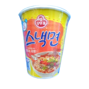 오뚜기 스낵면 컵라면 62g, 15개