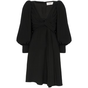 셀린느 주름 디테일 드레스, 블랙계열, FR 36(KR 44)