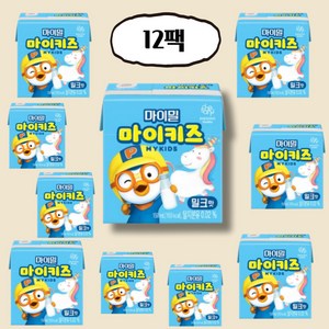 뉴케어 마이키즈 마이밀 뽀로로 밀크맛12개 150ml 12팩 유아 영양음료, 12개