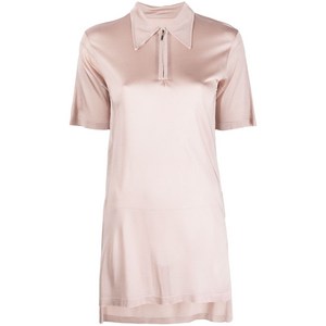 메종 마르지엘라 하프 지퍼 반소매 탑, 핑크계열, Standard M(KR 66)