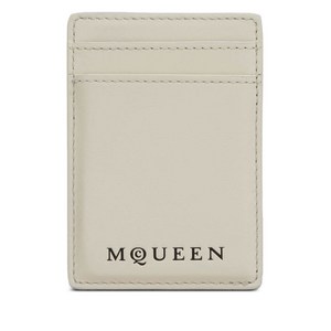 알렉산더맥퀸 로고 디테일 레더 카드홀더