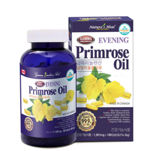 [한정수량 특가] 캐나다직수입 VIP 감마리놀렌산 달맞이꽃종자유 (1001mg * 180캡슐) 'Evening Primrose Oil', 1개, 180정