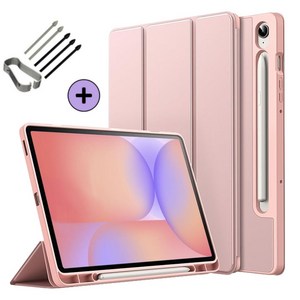 케이스나라 갤럭시탭 S10 Lite 라이트 호환 S펜슬 수납 케이스 보호 북커버 SM-X400 X406N