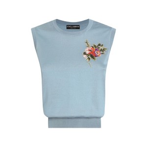돌체앤가바나 silk tank top, 블루계열, Italy 42(KR 55)